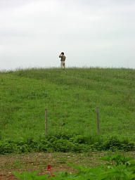 The man on the hill